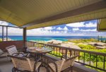 Enjoy sweeping ocean views from Molokai to West Maui Mountains